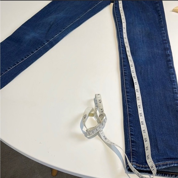 American Eagle Super Stretch Hi-Rise Skinny Super Stretch Jeans Size 4 Long Blue - Picture 9 of 10